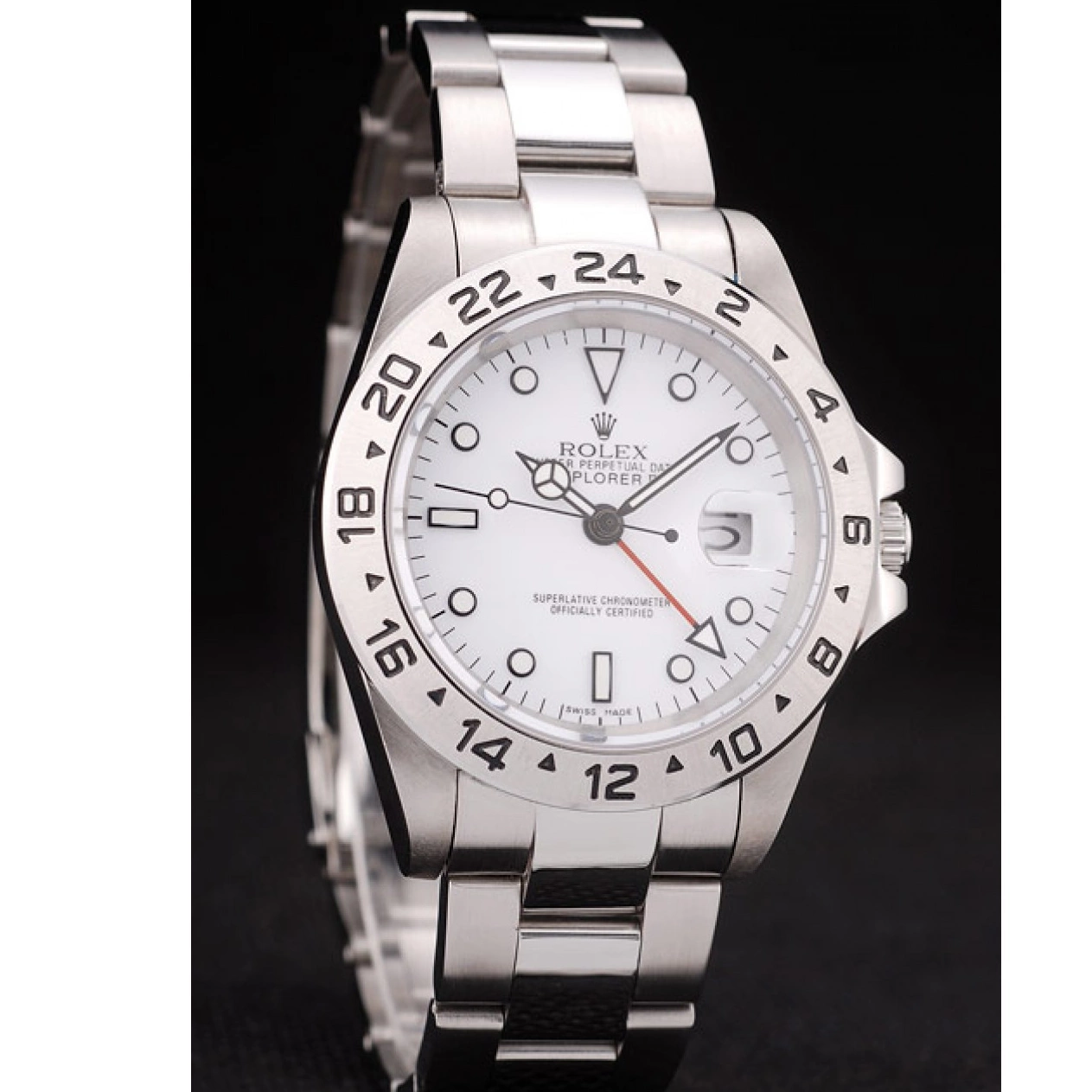 Rolex copies cheap Bezel White Explorer Steel Stainless Dial Rolex 0629